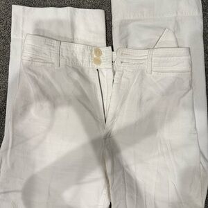Apiece Apart Ivory/White Trousers - Retail for $395